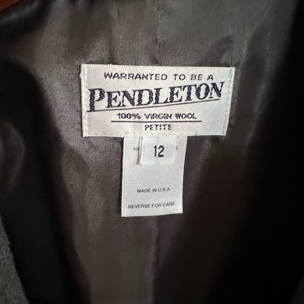 Pendleton Blazer 100% Virgin Wool - image 4